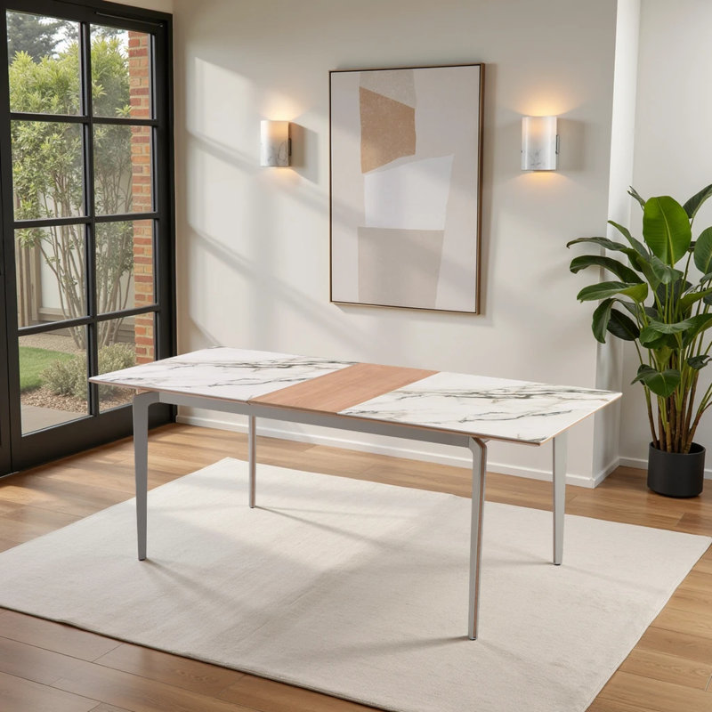 Table de salle à manger rectangulaire extensible Arguello