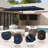Wyarno 156'' x 79'' Rectangular Lighted Market Umbrella-98722842