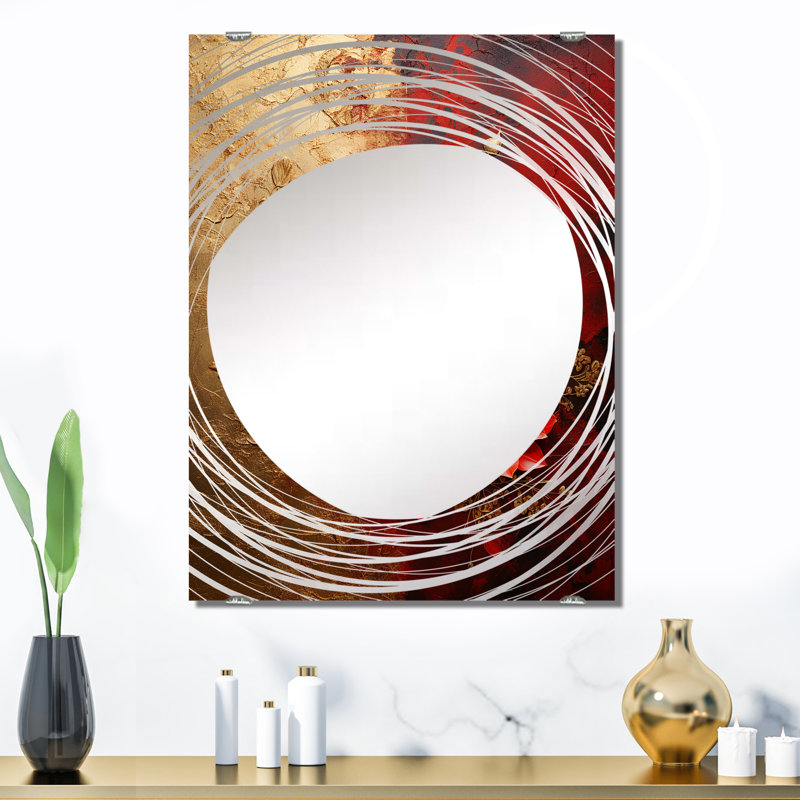 Kodra - Miroir mural décoratif abstrait Botanicals MIR136433, 32 po x 24 po