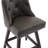 26'' PU Upholstered Swivel Bar Counter Stool With Solid Wood Frame(Set Of 2)-111923583
