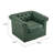 Lawrence Chesterfield Upholstered Swivel Club Chair-496064905