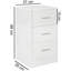 Manufactured Wood Bedside Table-26343779