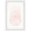 «Three Pink Circles», reproduction encadrée-1759004522