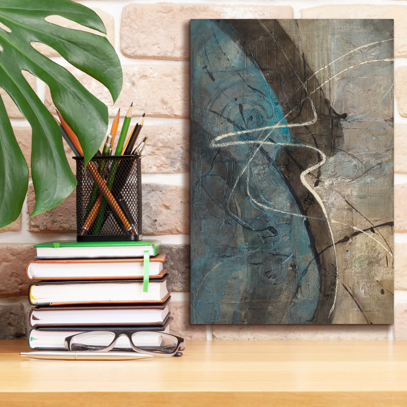 «Ripple Effect» par Albena Hristova, art mural sur toile, H 18 po x l 12 po x P 0,75 po