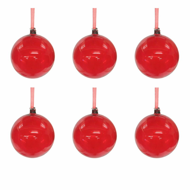 Boules en verre (ensemble de 6)