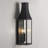 Two-Light Black New Traditional Outdoor Wall Lantern-1368722234