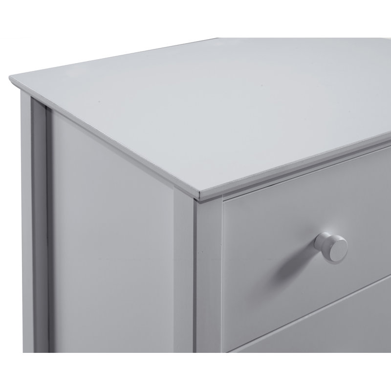 Commode 5 tiroirs Simplicity, Gris colombe