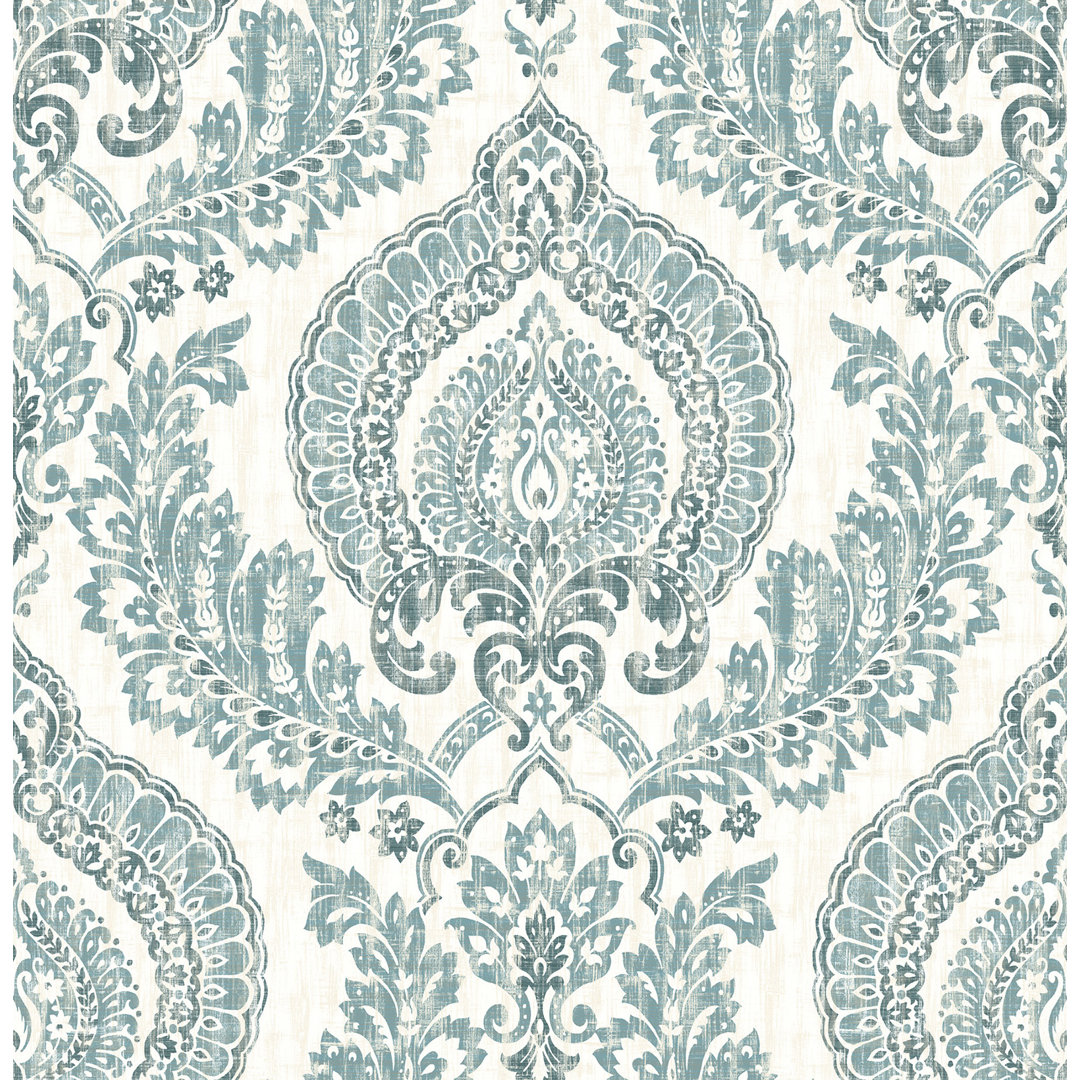 Grindstaff Peel & Stick Damask Roll House of Hampton®