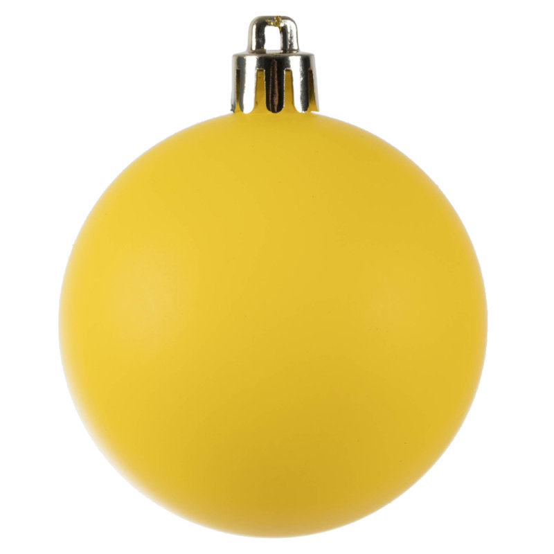 Boule incassable 2 po, Jaune mat