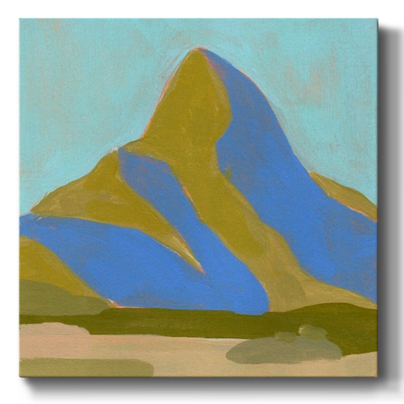 High California Hills IV sur impression sur toile, H 24 po x l 24 po