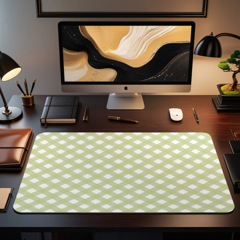 Polyester Desk Pad, 14.4x12.1