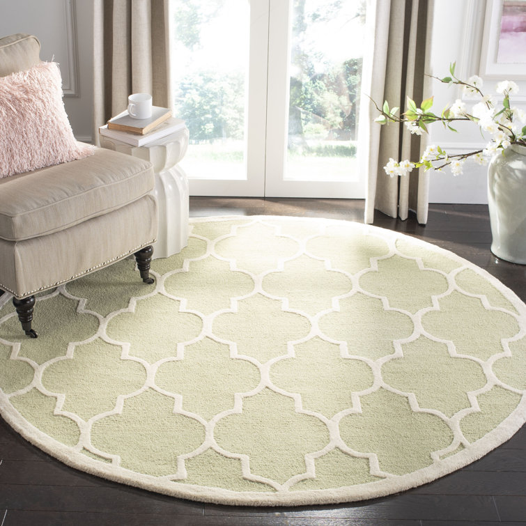 Cannen Hand Tufted Wool Geometric Rug
