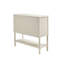 Magnifique commode décorative 2 avec blanc antique et bois massif avec des éléments élégants pour la décoration intérieure-131095137