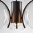 3-light Modern Black Chandeliers