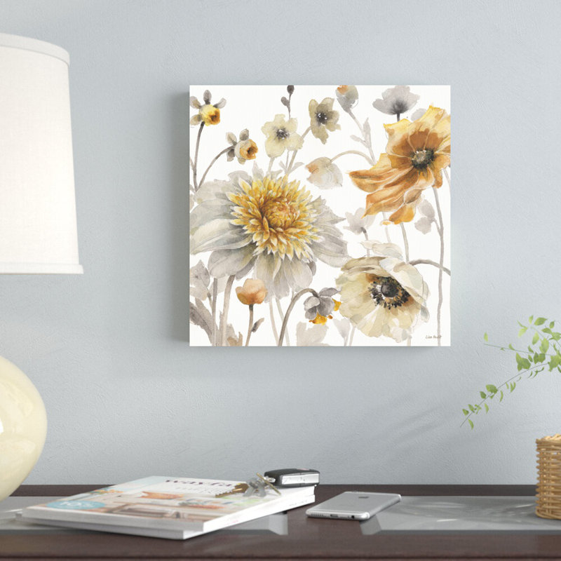 «Fields of Gold II» par Lisa Audit, reproduction d'art sur toile tendue, H 12 po x l 12 po