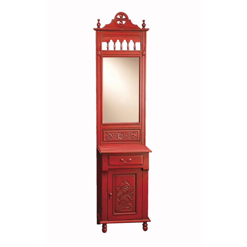 Carrol Hall Tree, Coral Red