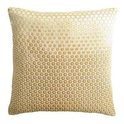 Dots Square Velvet Pillow Cover & Insert