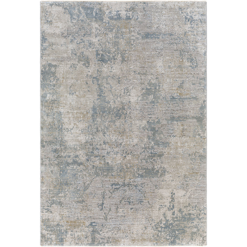 Brunswick-Abstract Abstract Fringed Rug, Rectangle 152 x 225cm