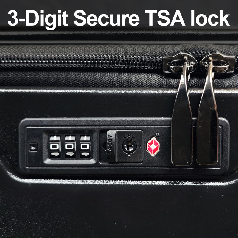 Luggage,With Front Opening,TSA Approved Lock,Hardshell Suitcase