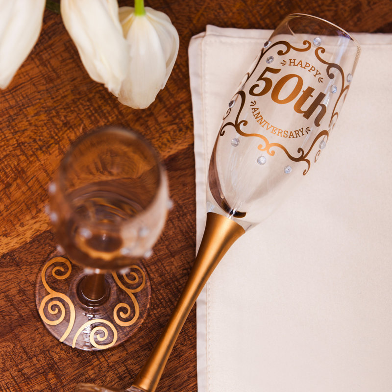 50 oz Anniversary Flûte en verre