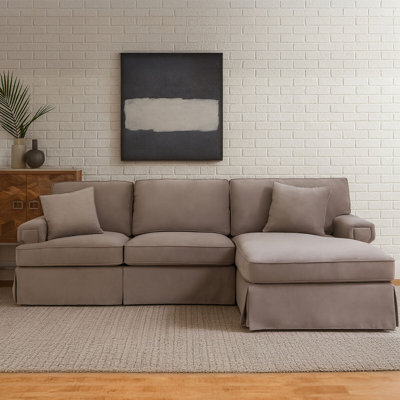 4 Seater Velvet Sofa & Chaise