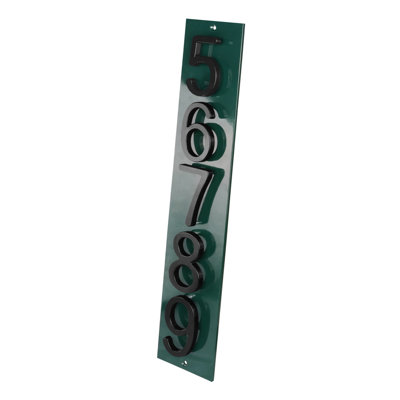 Plaque d'adresse verticale Amgo