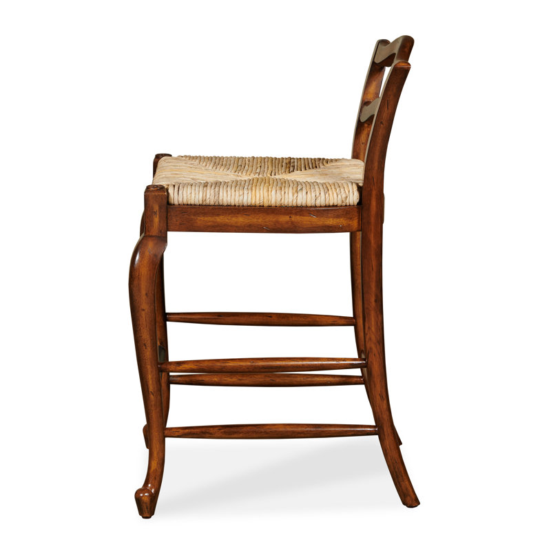Provencal Stool with Solid Wood Frame