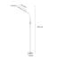 Lampe de travail sur pied à DEL 68 po Dwayne-254714