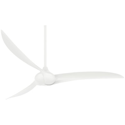 Wave 65'' 3 - Blade Standard Ceiling Fan with Remote Control