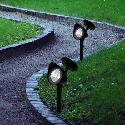 Solar Powered Integrated LED Spotlight Pack