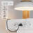 Westerly Modern Style Wooden Nightstand with LED Light and Storage Drawers-979660401