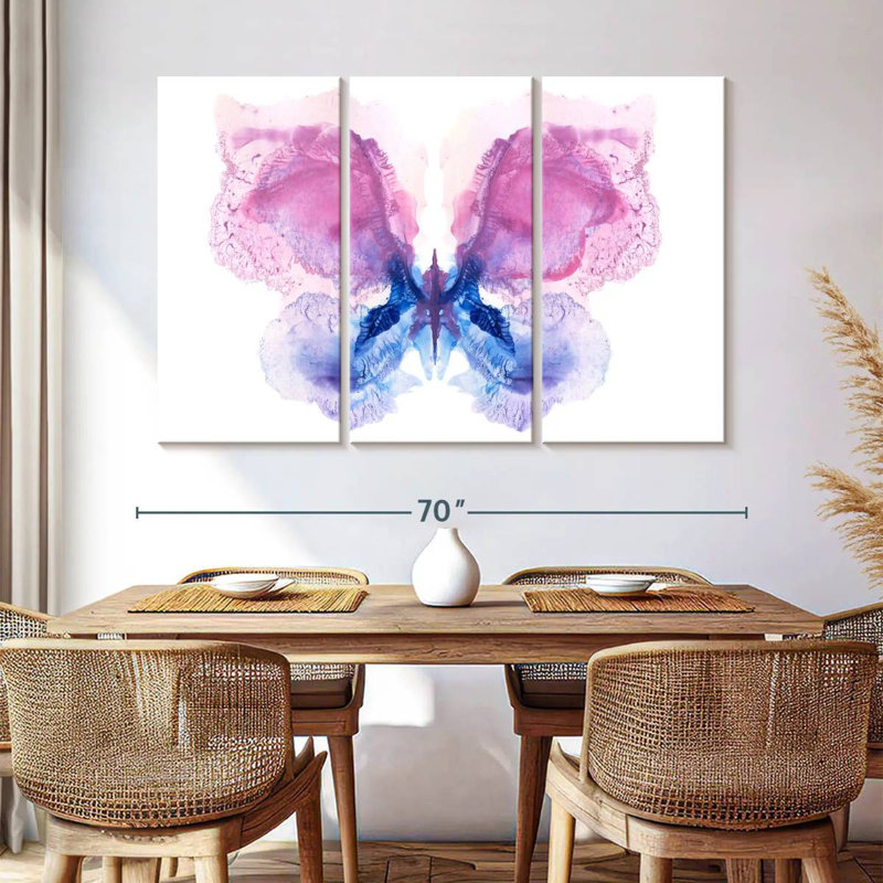 Fantastic Abstract Butterfly, 42" H x 65" W