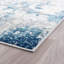 Tapis abstrait bleu / crème Longino pour salon, salle à manger et chambre à coucher-1405536749