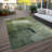 Malm Washable Abstract Indoor / Outdoor Rug-1850438266