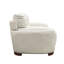 Chaise en cuir fleur de glace