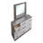 Dresser(Without Mirror) , Gray/Oak
