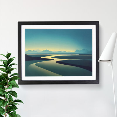 Mountain River Views - Framed Print