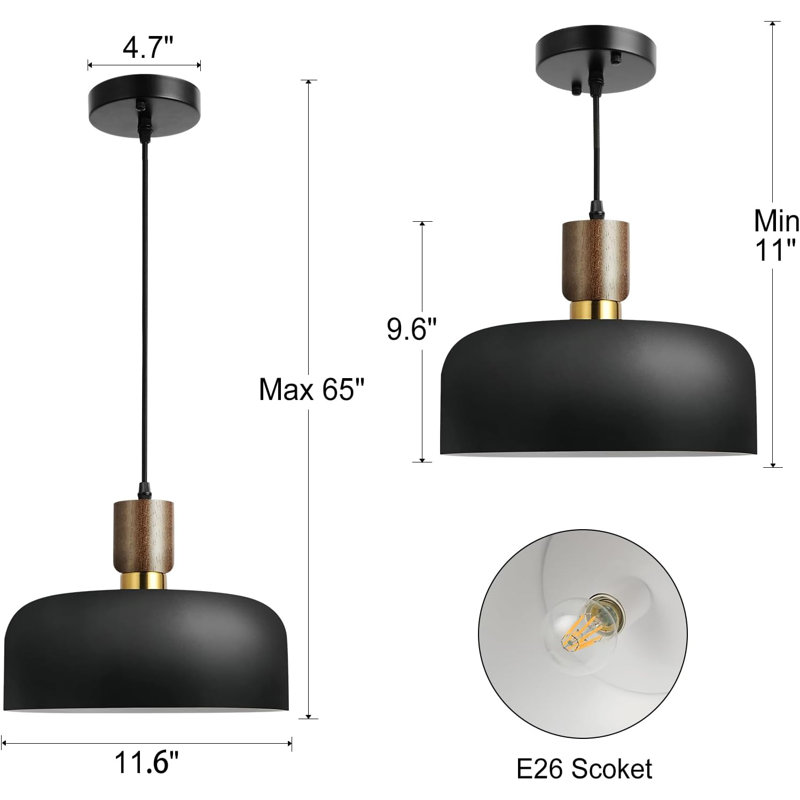 - Light Black Pendant