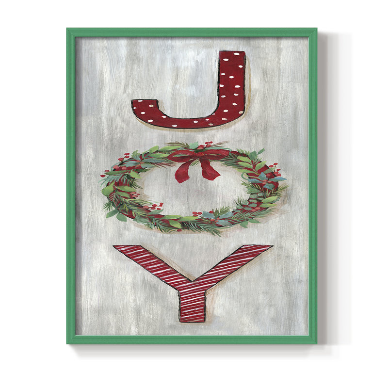 Joy Framed Print - Solid Wood