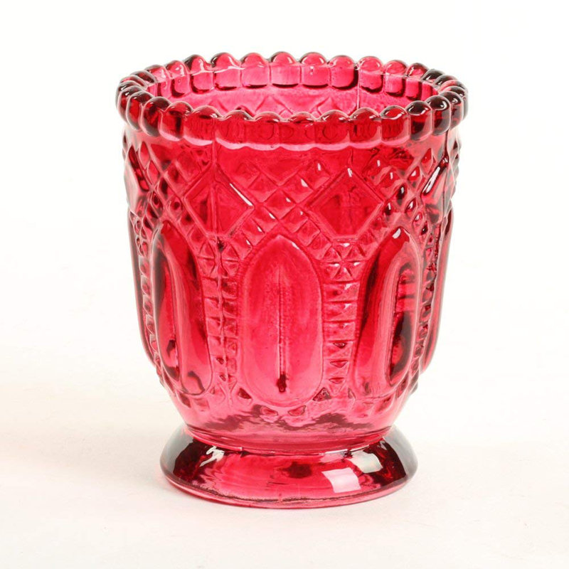 3'' H Glass Tabletop Votive Holder