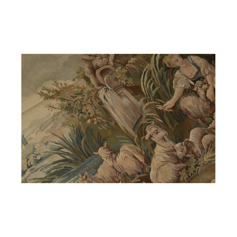 Hand-Knotted High-Quality Green Area Rug