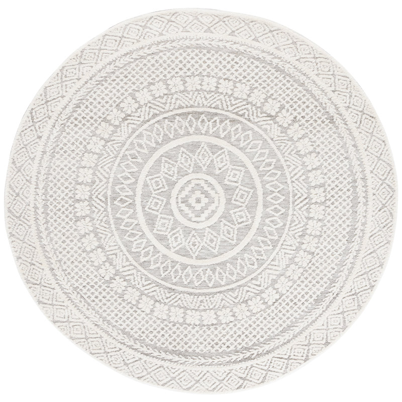 Mimma Performance Performance Oriental Rug, Round 6'