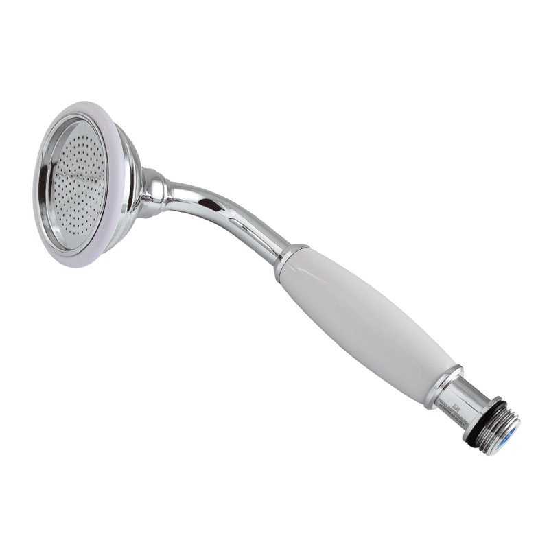 Douche à main élisabéthaine en laiton Kingston, Chrome poli