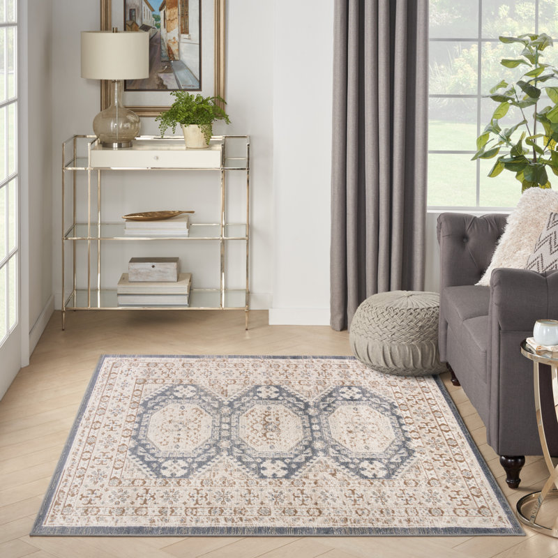 Keywana Oriental Indoor Rug, Rectangle 3'11" x 5'11"