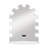 Impression Vanity Hollywood Glow Arch Vanity Mirror With Ultra Bright 11 Frosted LED Bulbs, Dimming Function Option, Soft Touch Sensor Button, And Sleek Aluminum Frameless Design Wall Mirror-114676589