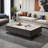 Italian rectangular stone slab coffee table-1158412394
