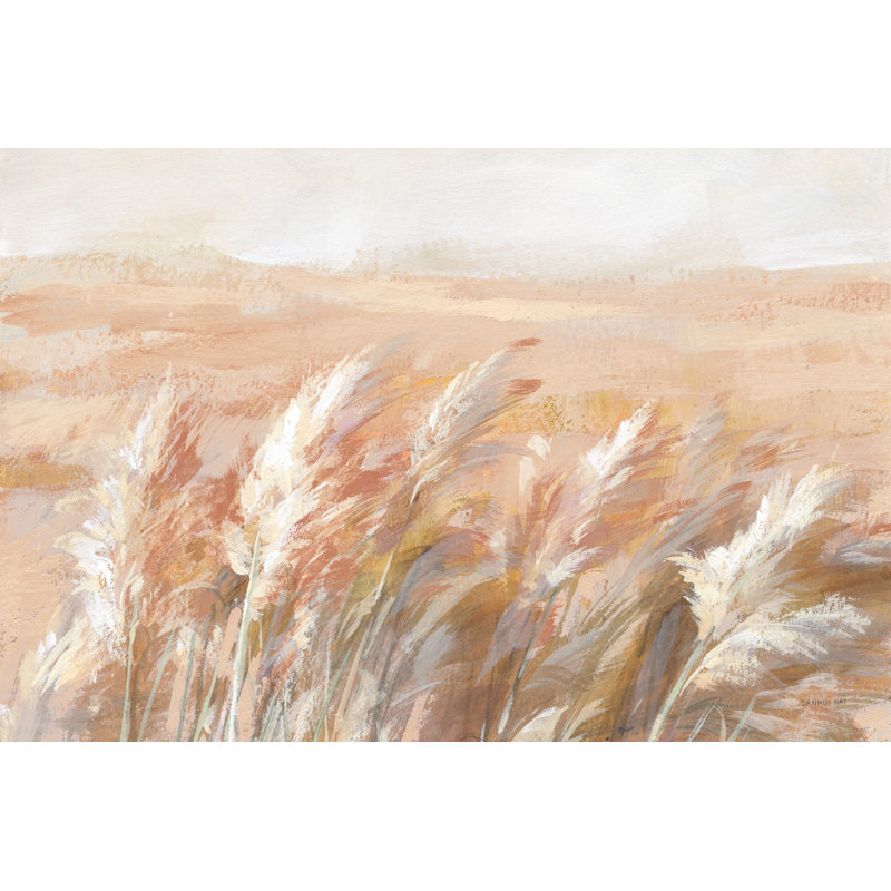 Herbes de prairie en terre cuite, H 32 po x l 48 po