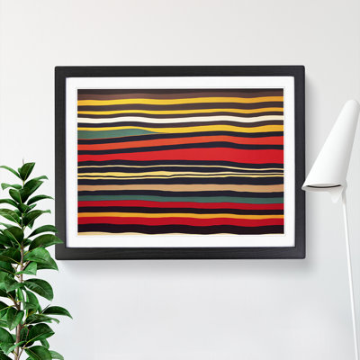 Abstract Striped Art Vol.1 - Framed Print
