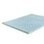 Surmatelas en mousse viscoélastique imprégnée de gel alvéolée Zinus-23156357-108737695
