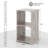  2 Pcs 2-cube Storage Shelf Slatted Paulownia Wood Cubic Organizer With Open Back -1187249349